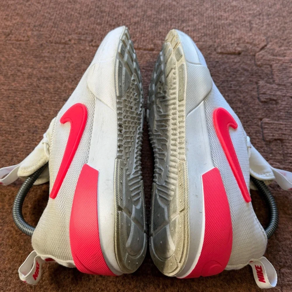 A+ gym Nike Ashin Modern White‎ Hyper Pink Kids Running Shoes AO2129-100 Size 7Y